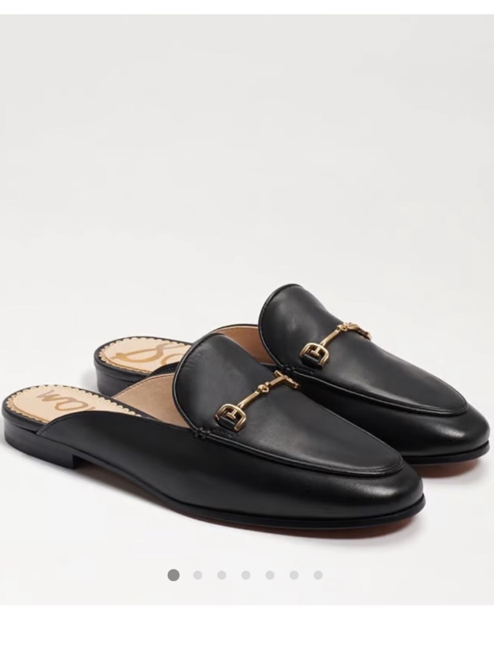 Sam Edelman Linnie Bit Leather Mule Loafers Size 6.5